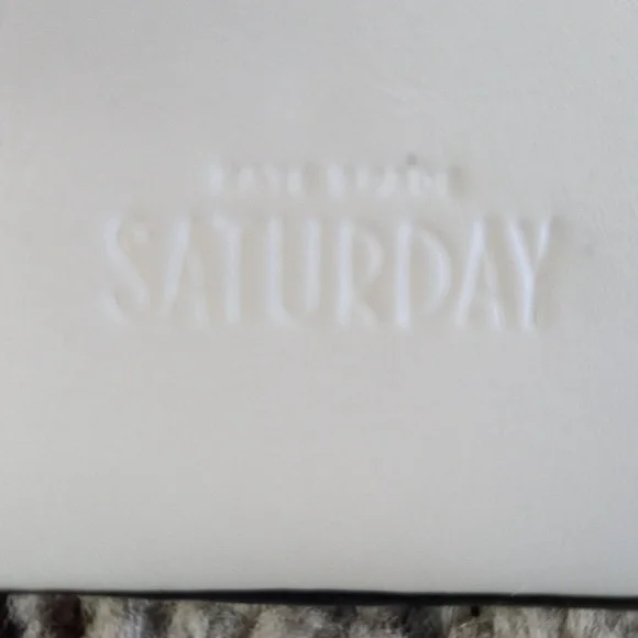 Kate Spade Saturday 2 in 1 Black & White Leather Double Wallet Wristlet - Picture 12 of 16